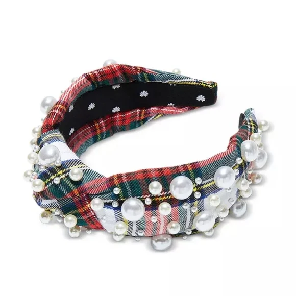 Lele Sadoughi | Accessories | Lele Sadoughi Ivory Plaid  display picture 1